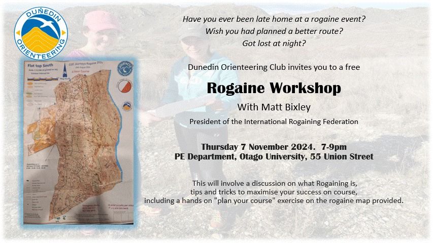 Rogaine Workshop - new date