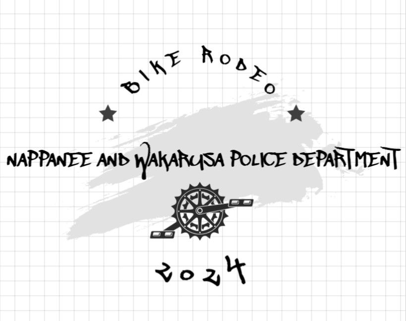 Nappanee and Wakarusa Police Department Bike Rodeo