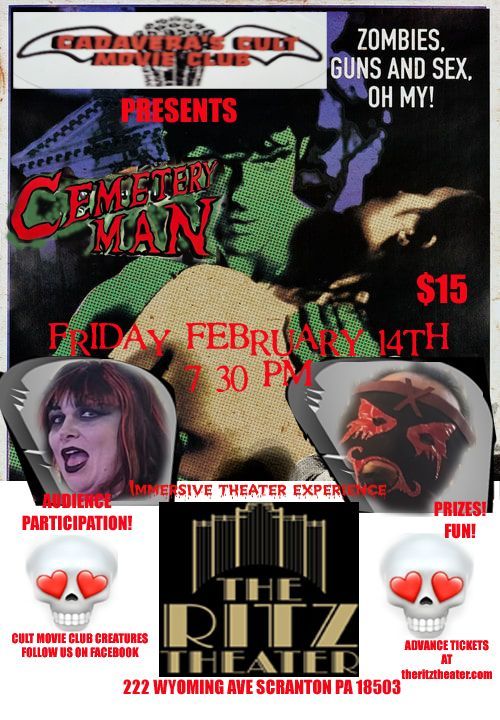 Cadavera's Cult Movie Club Presents "Cemetary Man"