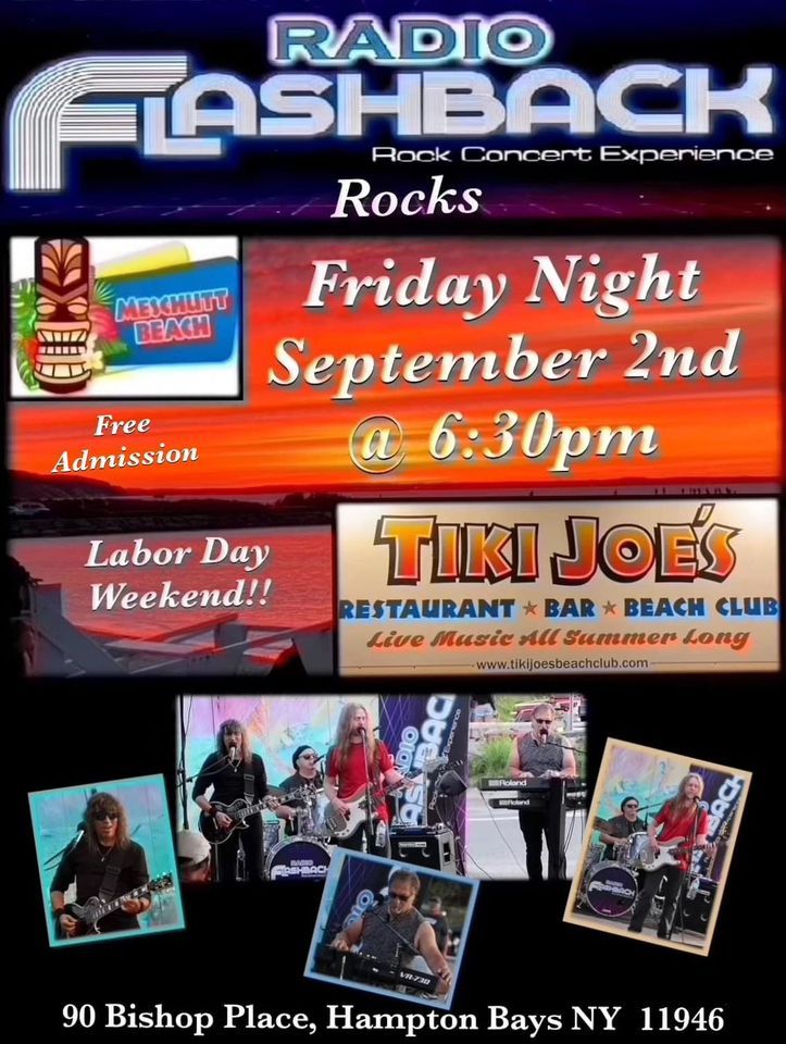 Flashback Rocks Philadelphia Radio Flashback rocks Tiki Joes Meschutt beach-Hampton Bays!, Tiki Joe ...