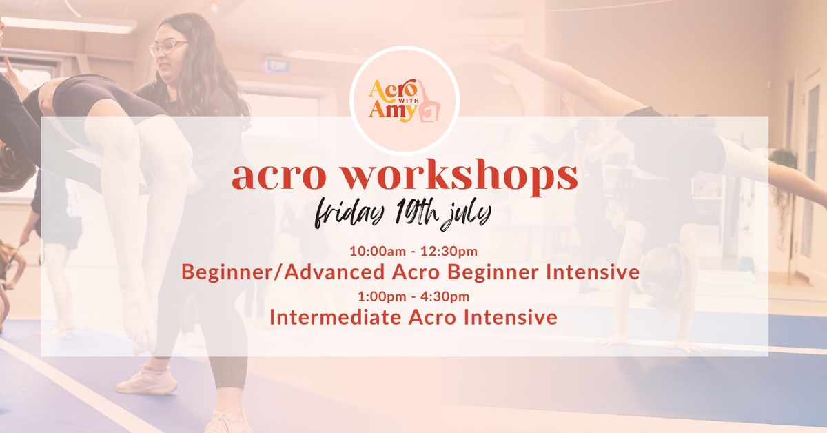 Beginner & Intermediate Acro Intensives - Christchurch