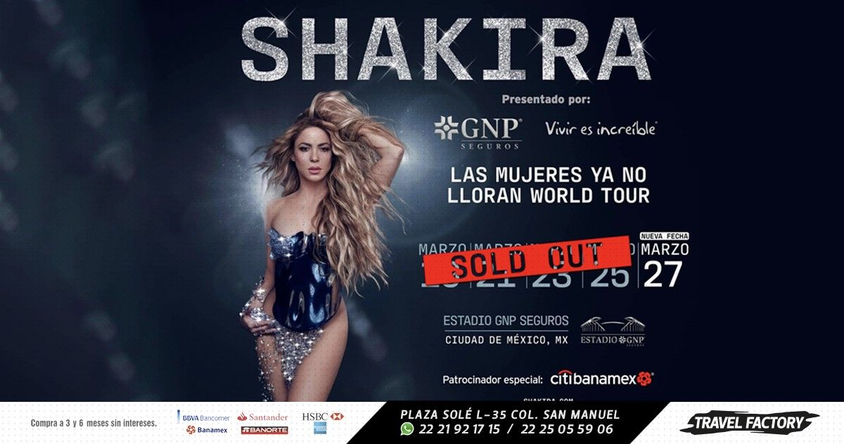 Shakira \/ Tour desde Puebla