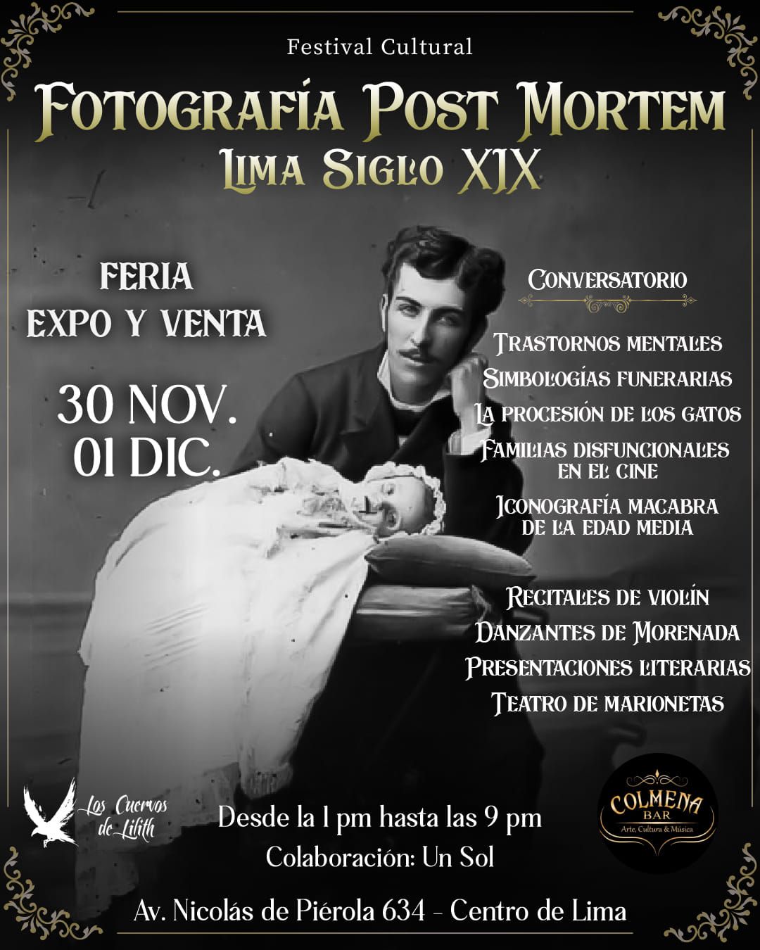 Fotograf\u00eda Post Mortem Lima Siglo XIX