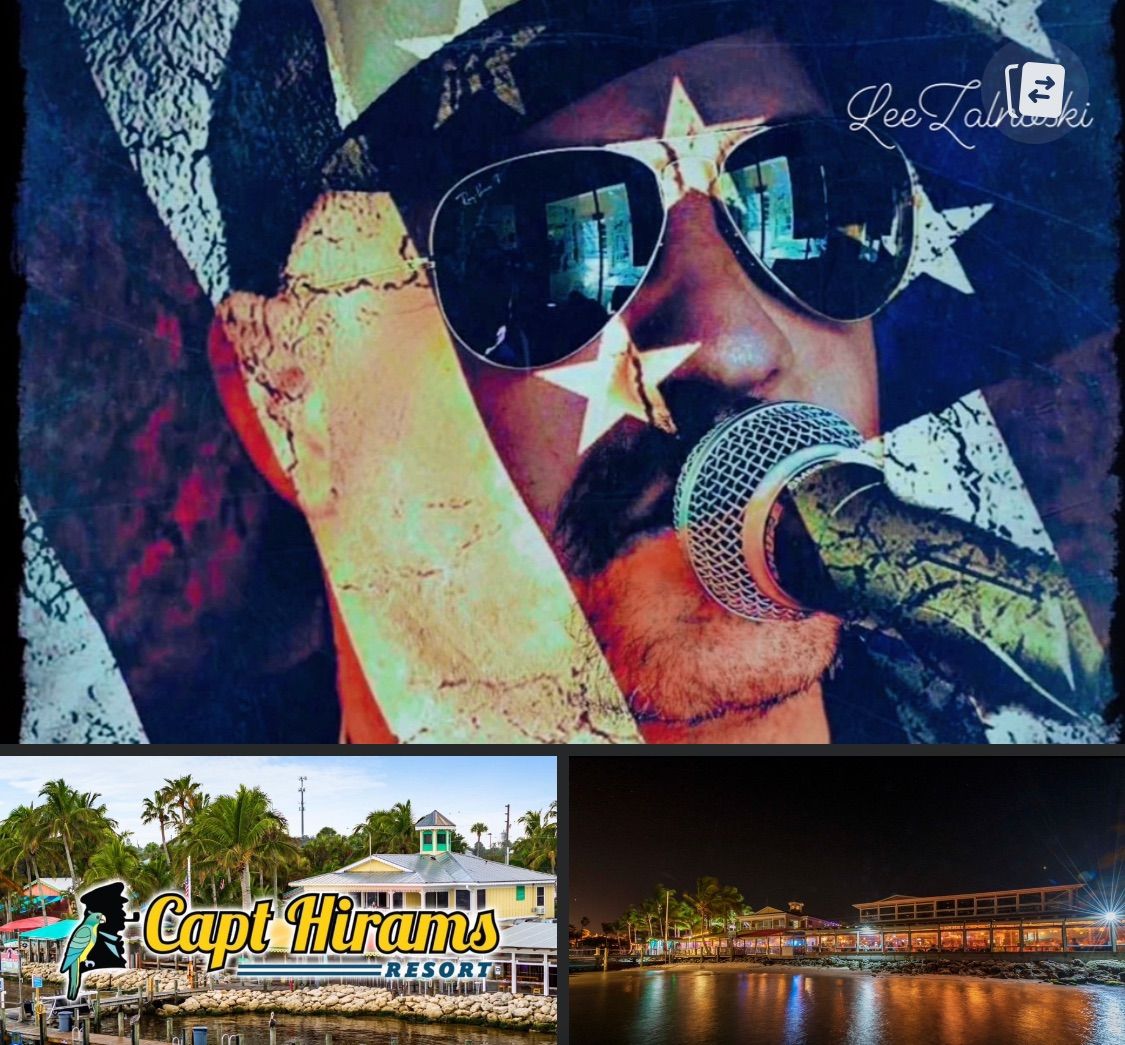 Lee Zalnoski live @ Sebastian Captain Hiram\u2019s Resort Jan 13th 3-7pm