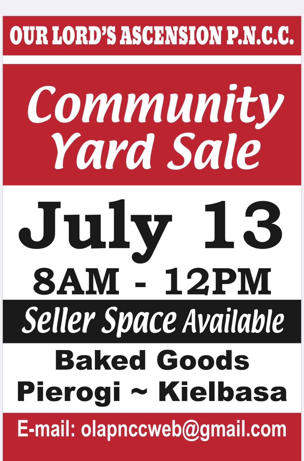 Community Yard Sale