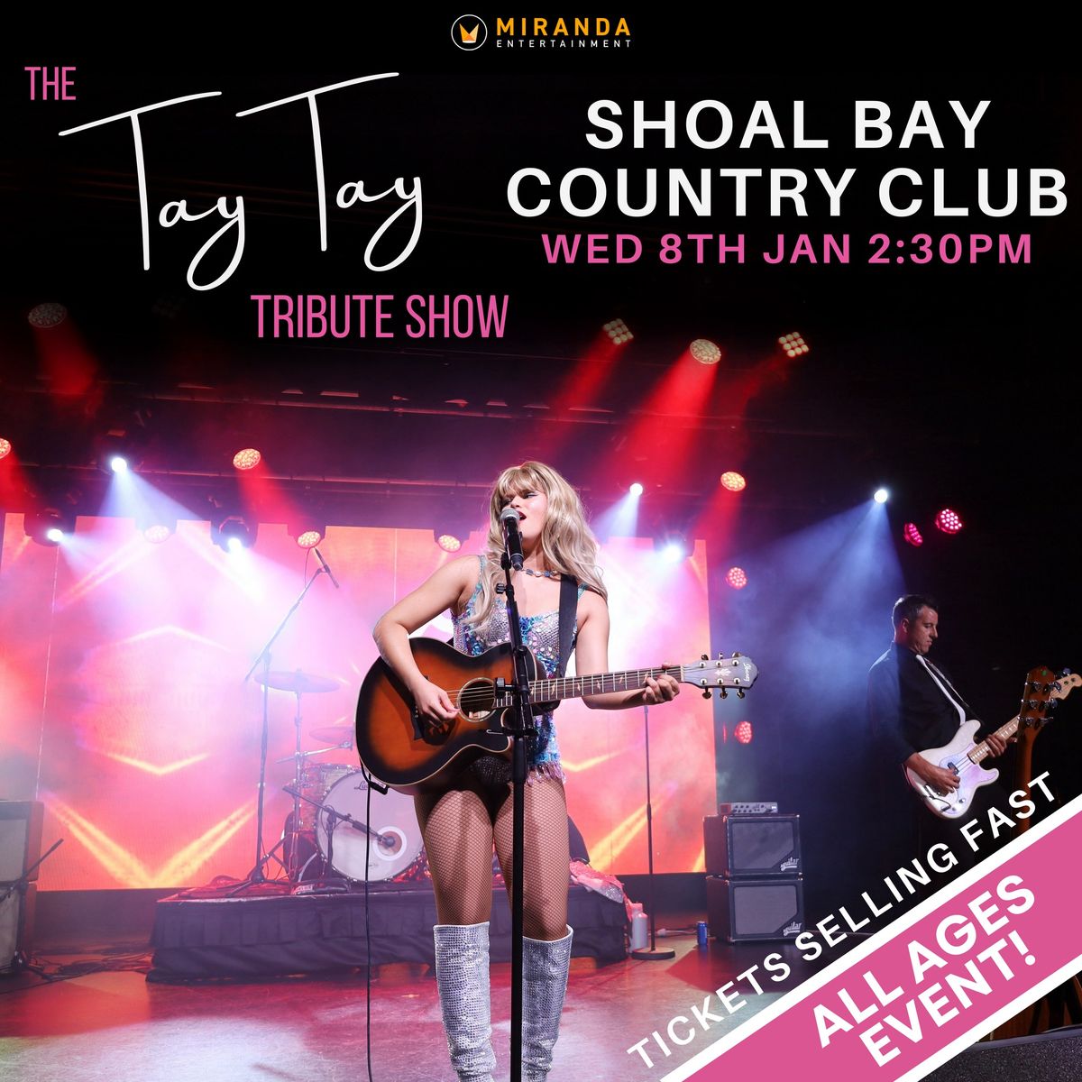 SHOAL BAY COUNTRY CLUB | THE TAY TAY TRIBUTE SHOW | ALL AGES