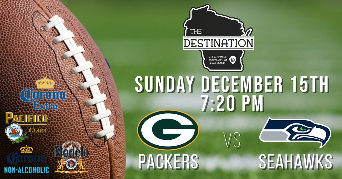 The Destination Packers vs Seahawks Watch Party 