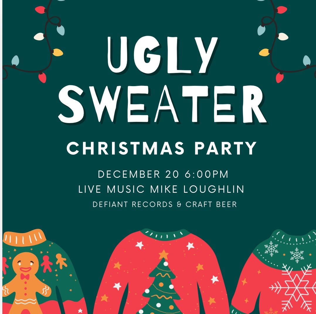 Kick off to Ugly Sweater Christmas Party Weekend!