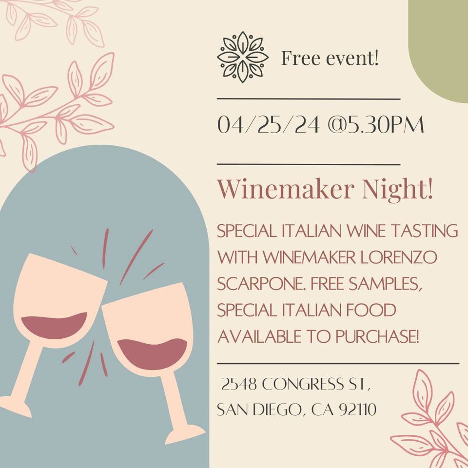 Winemaker night at Vino!