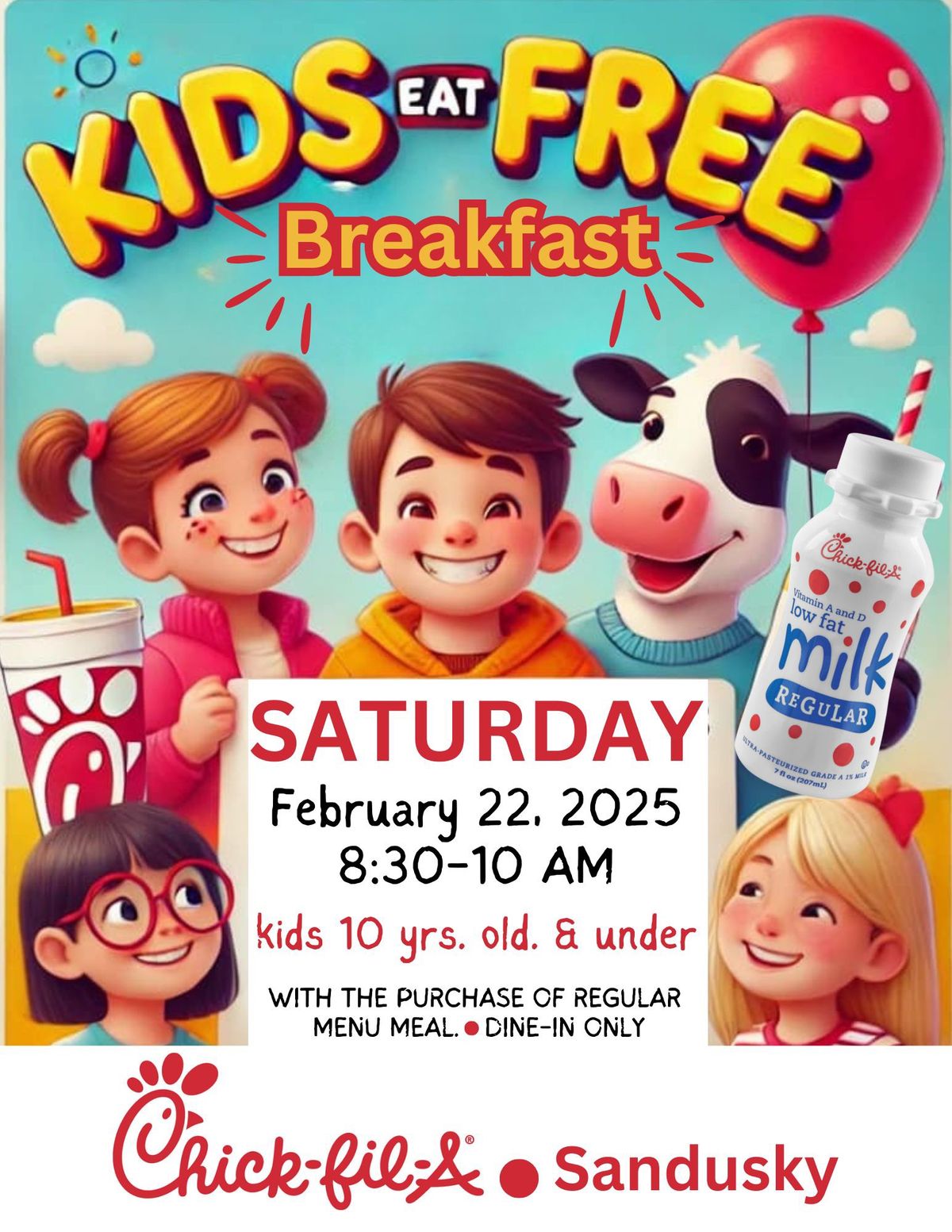 Kids Eat for Free- Breakfast! 