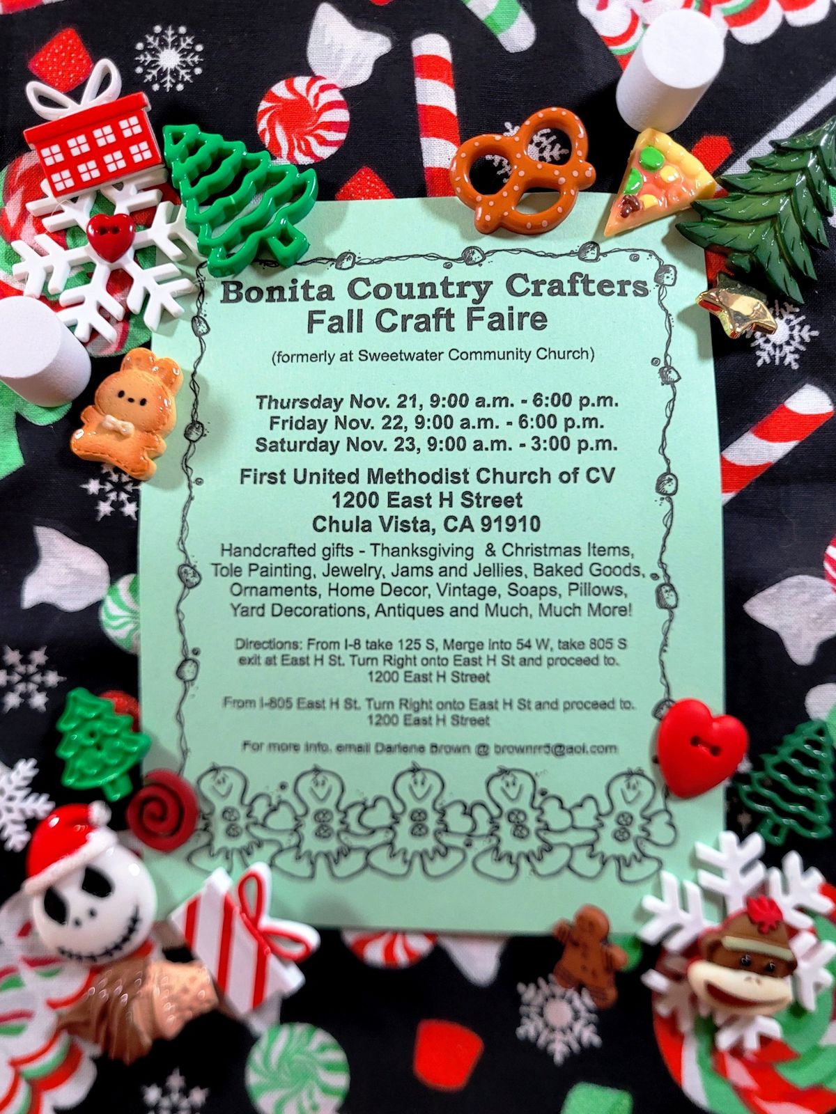 Bonita Country Crafters FALL Craft Faire- Day 1