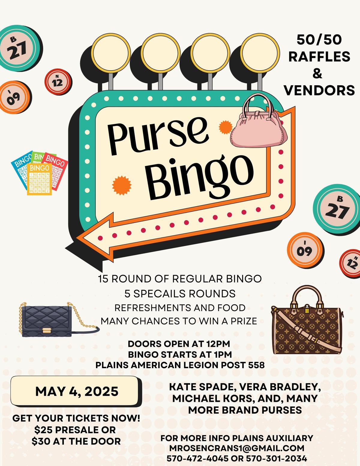 Purse Bingo 