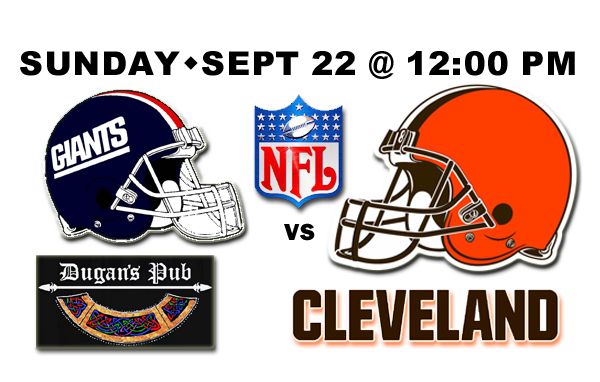 Browns vs Giants 12:00 PM