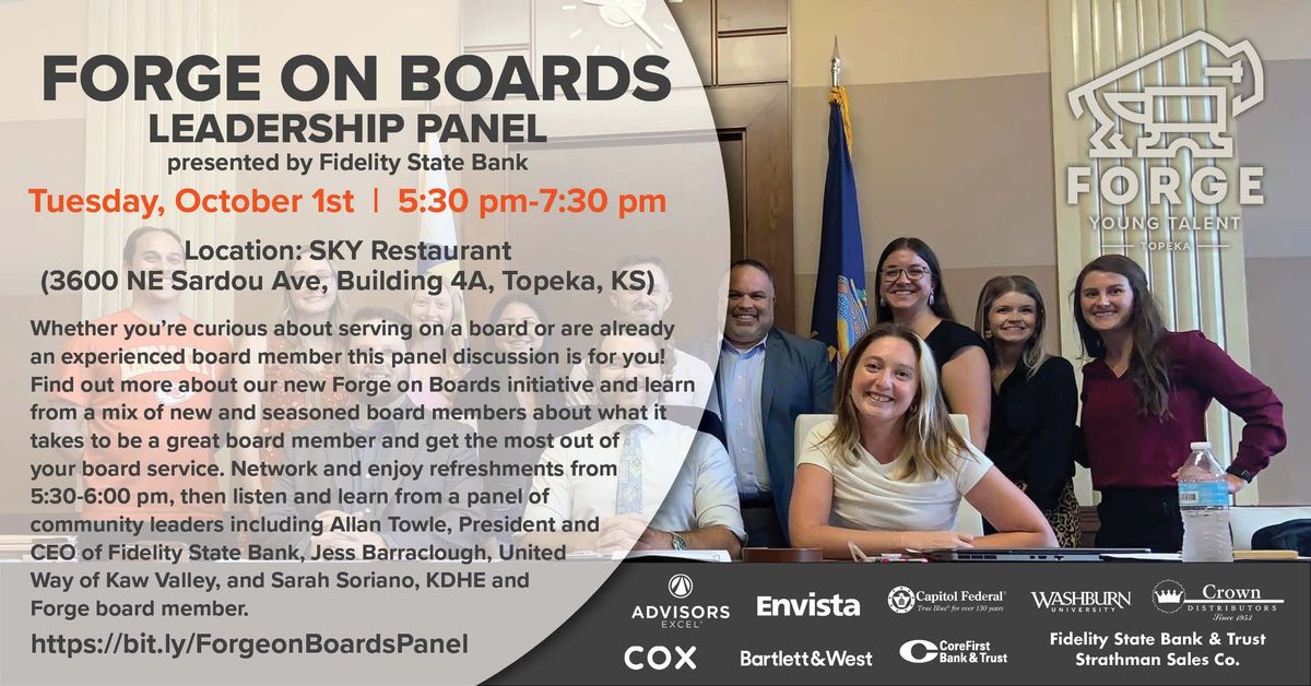 Forge on Boards: Leadership Panel