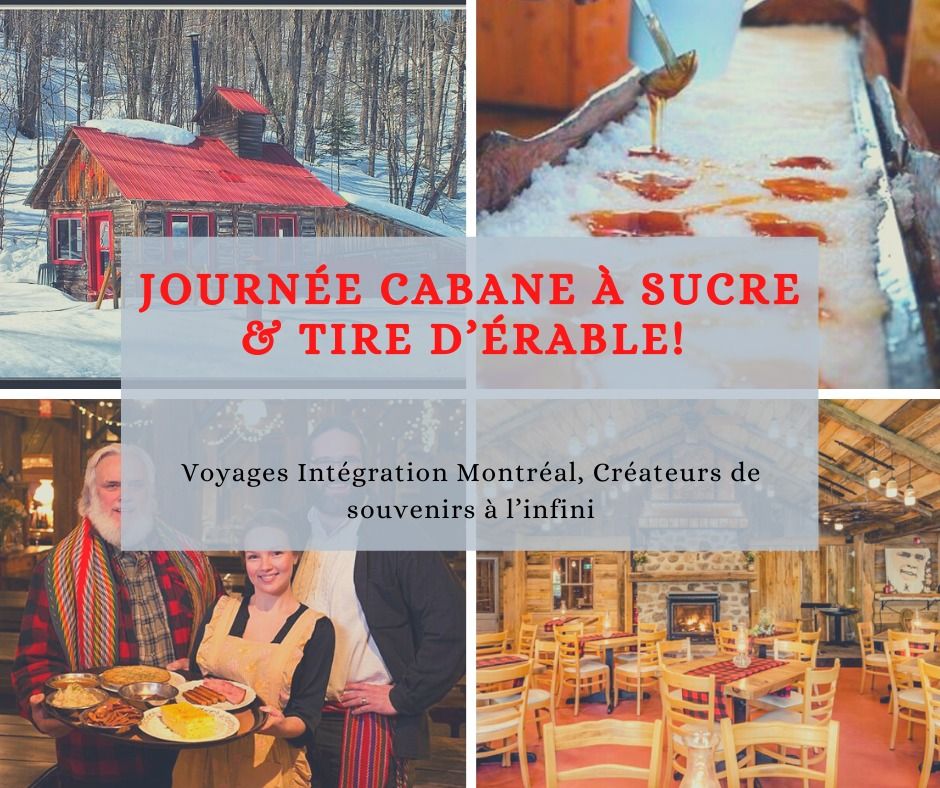 Journ\u00e9e Cabane \u00e0 sucre, tire d\u2019\u00e9rable & Chutes Dorwin!