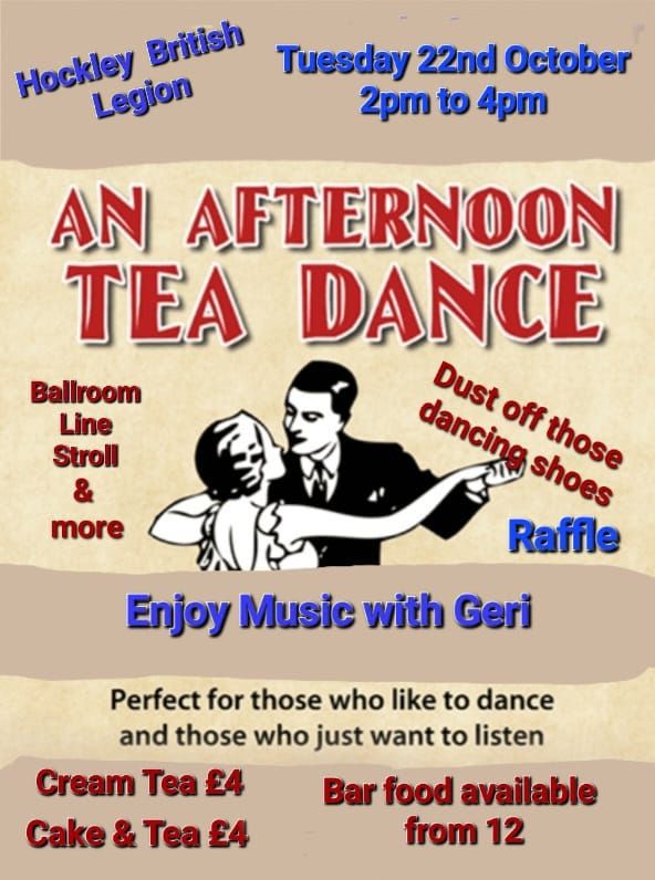 Afternoon Tea Dance with Geri