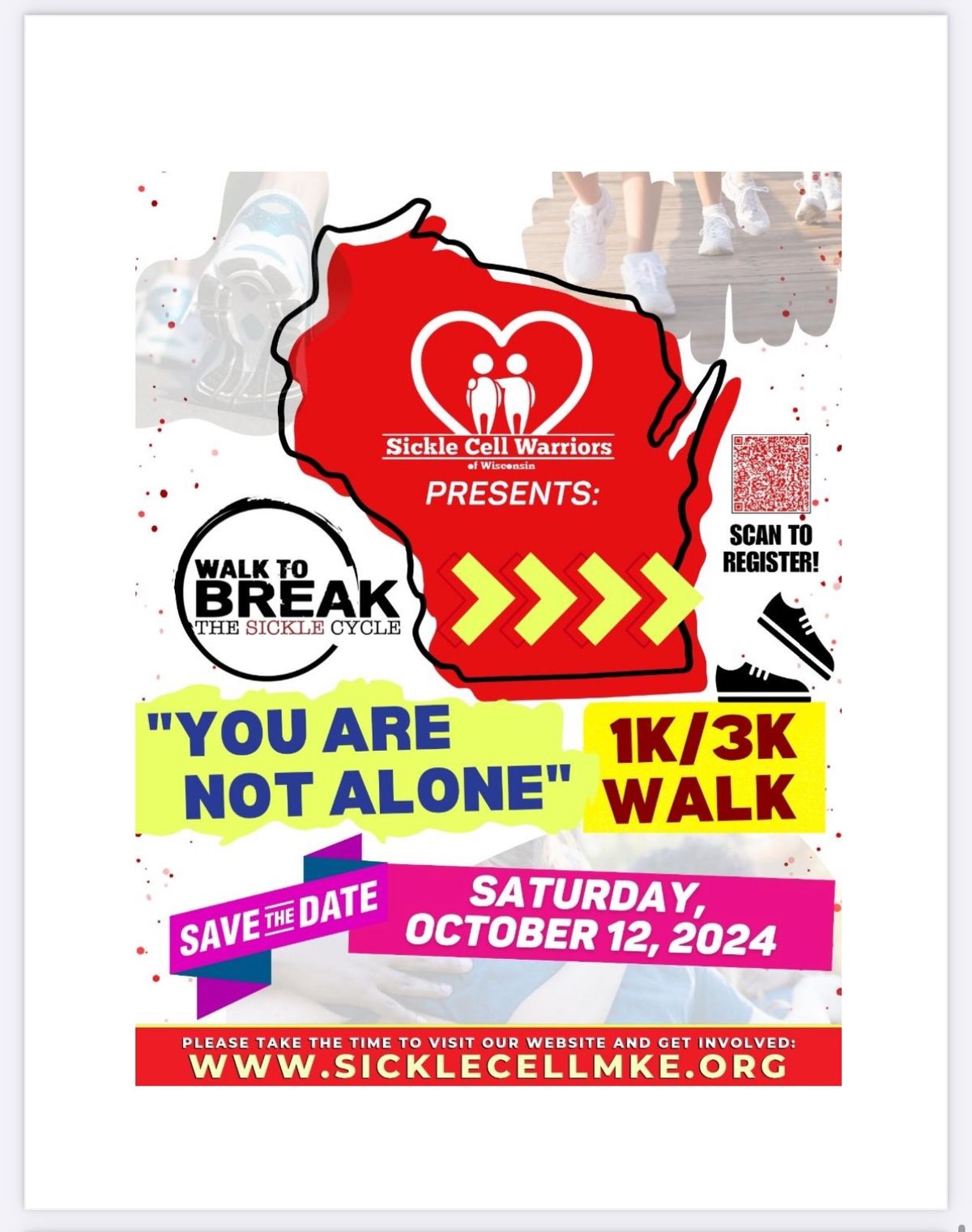 2024 \u201cYou are not alone\u201d Walk To Break The Sickle Cycle 