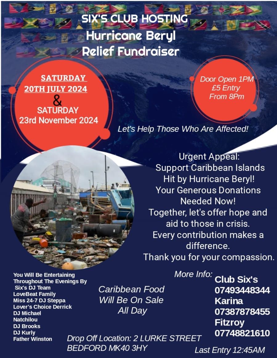 Hurricane Beryl Relief FUNDRAISER 