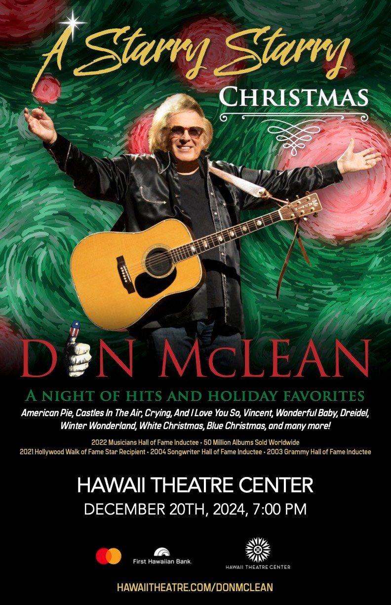 DON MCLEAN - HOLIDAY SHOW