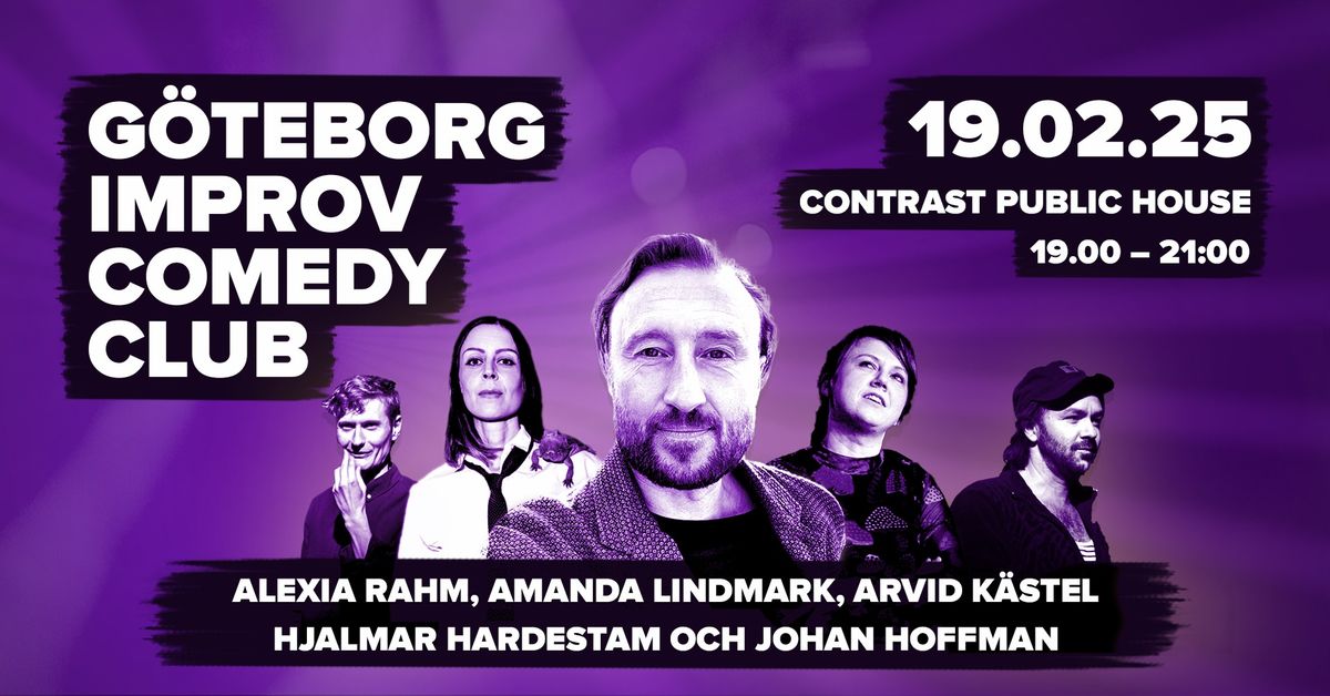 G\u00f6teborg Improv Comedy Club @ Contrast Public House 19.02.25