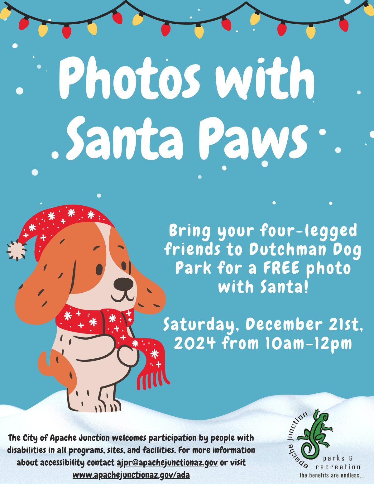 Photos with Santa Paws