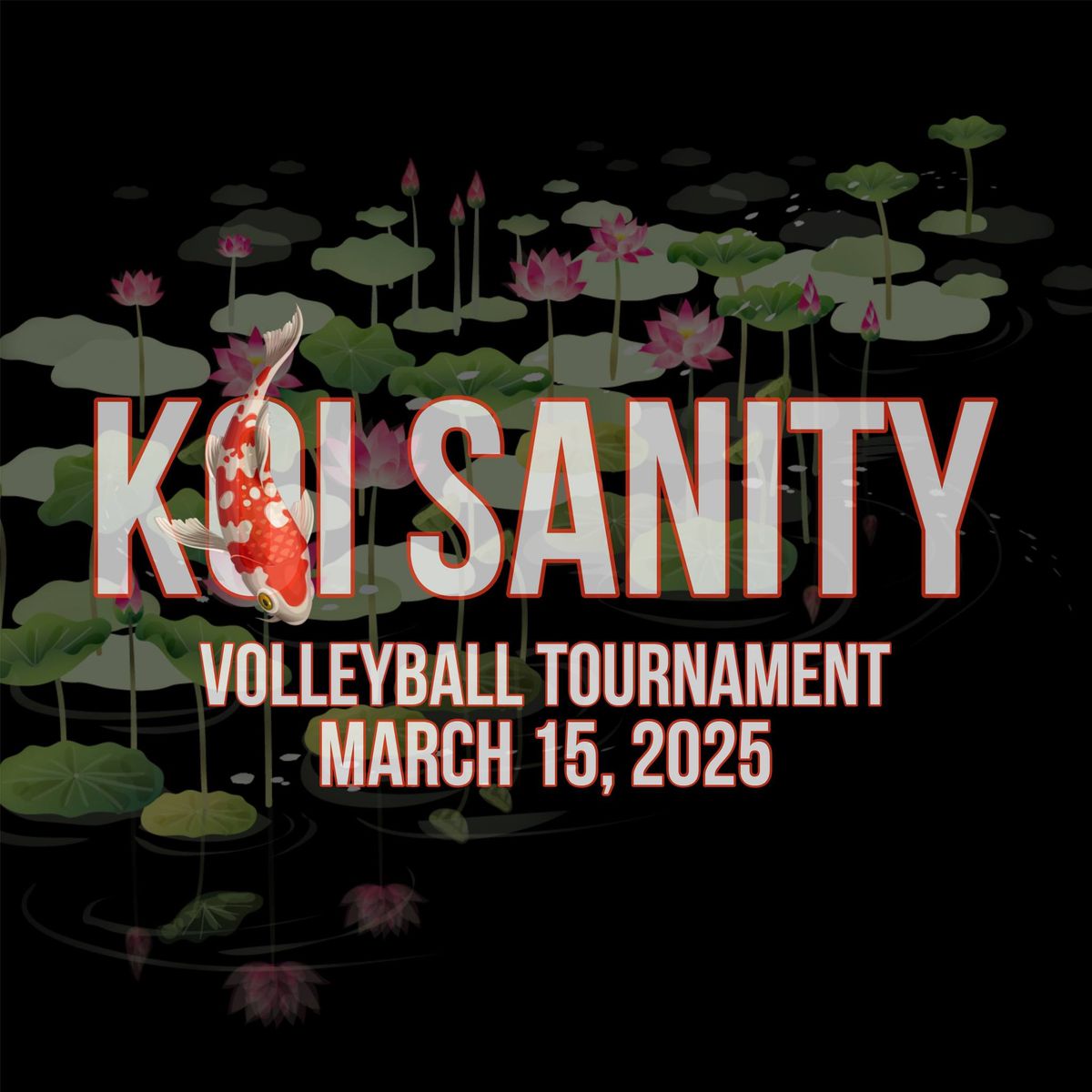 Koi Sanity Fundraising Volleyball Tournament 