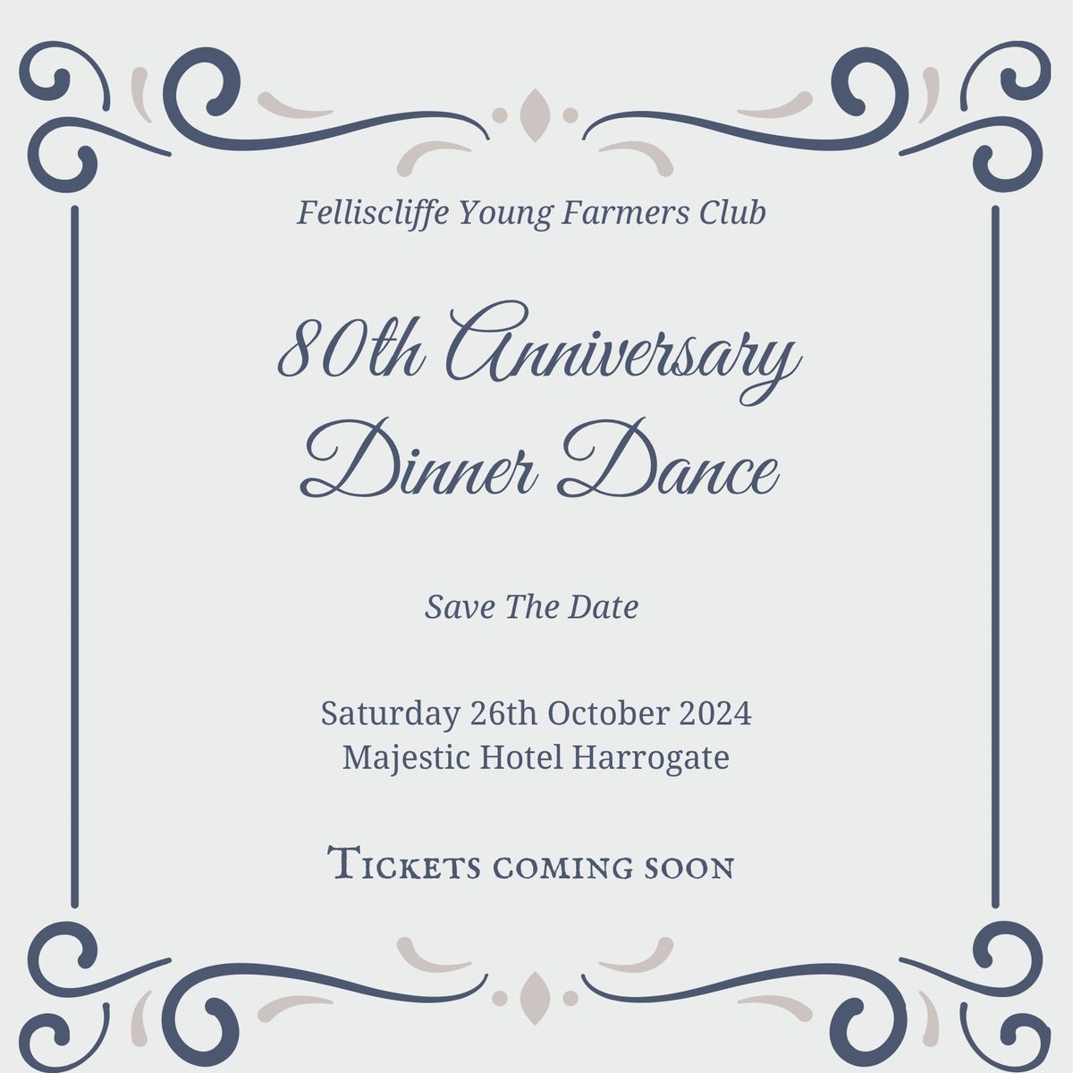 Felliscliffe Yfc 80th anniversary Dinner Dance 