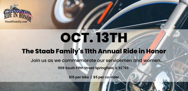 The Staab Family's 11th Annual Ride in Honor