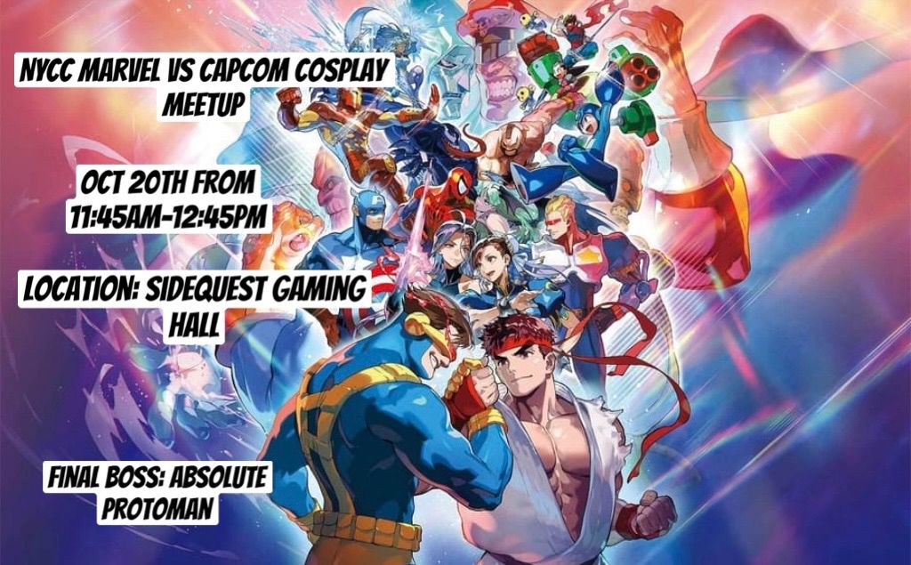 NYCC official Marvel vs Capcom cosplay meetup