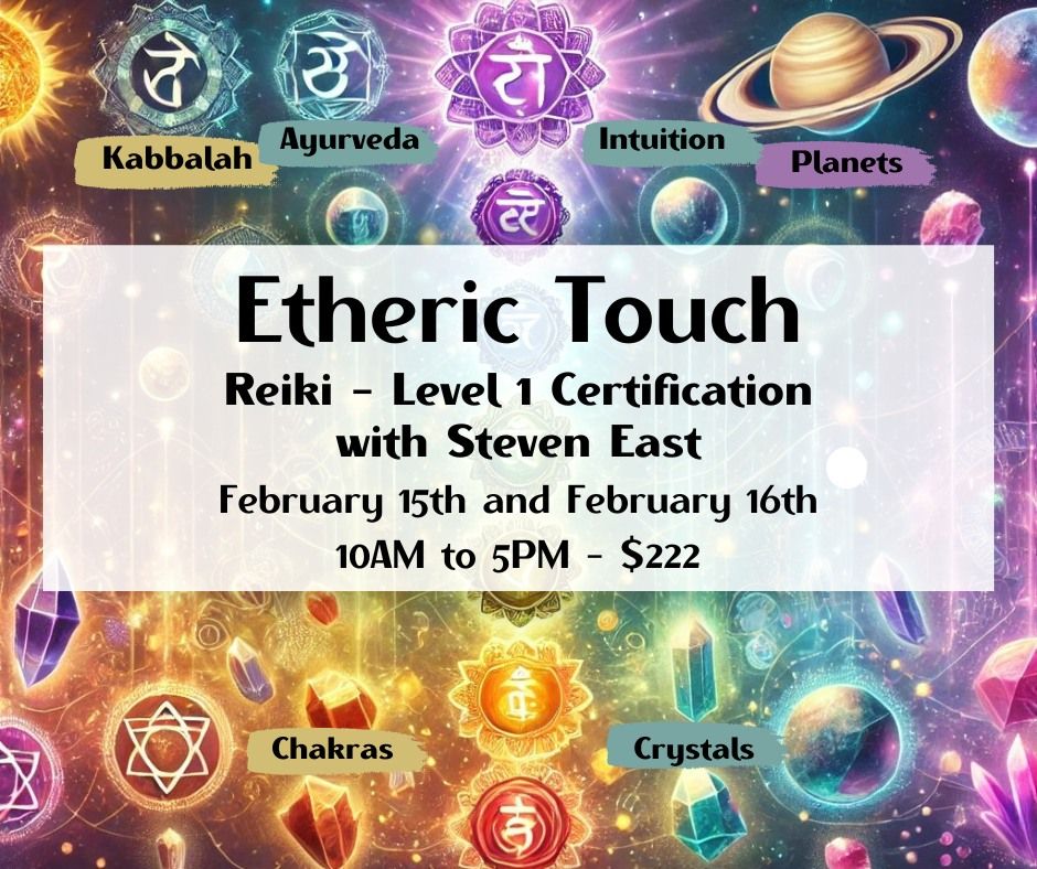 Etheric Touch - Reiki 1 Cert