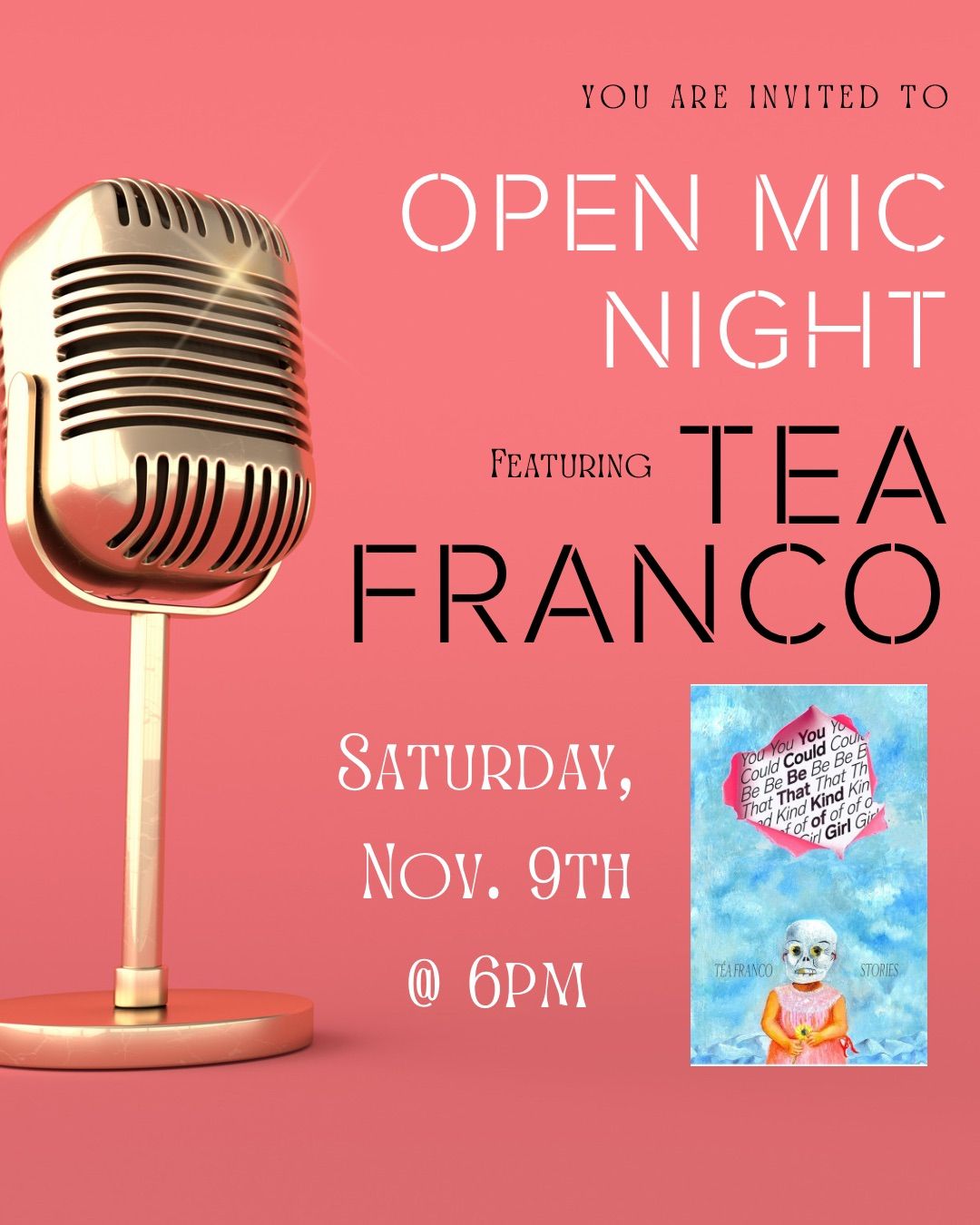 Open Mic Night with Tea Franco