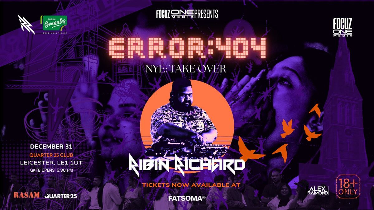 ERROR:404 XMAS TAKEOVER LONDON