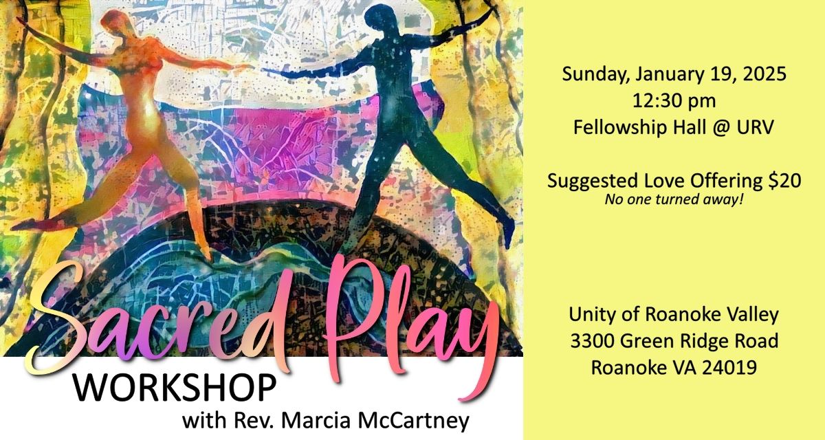 Sacred Play Workshop with Rev. Marcia McCartney at URV