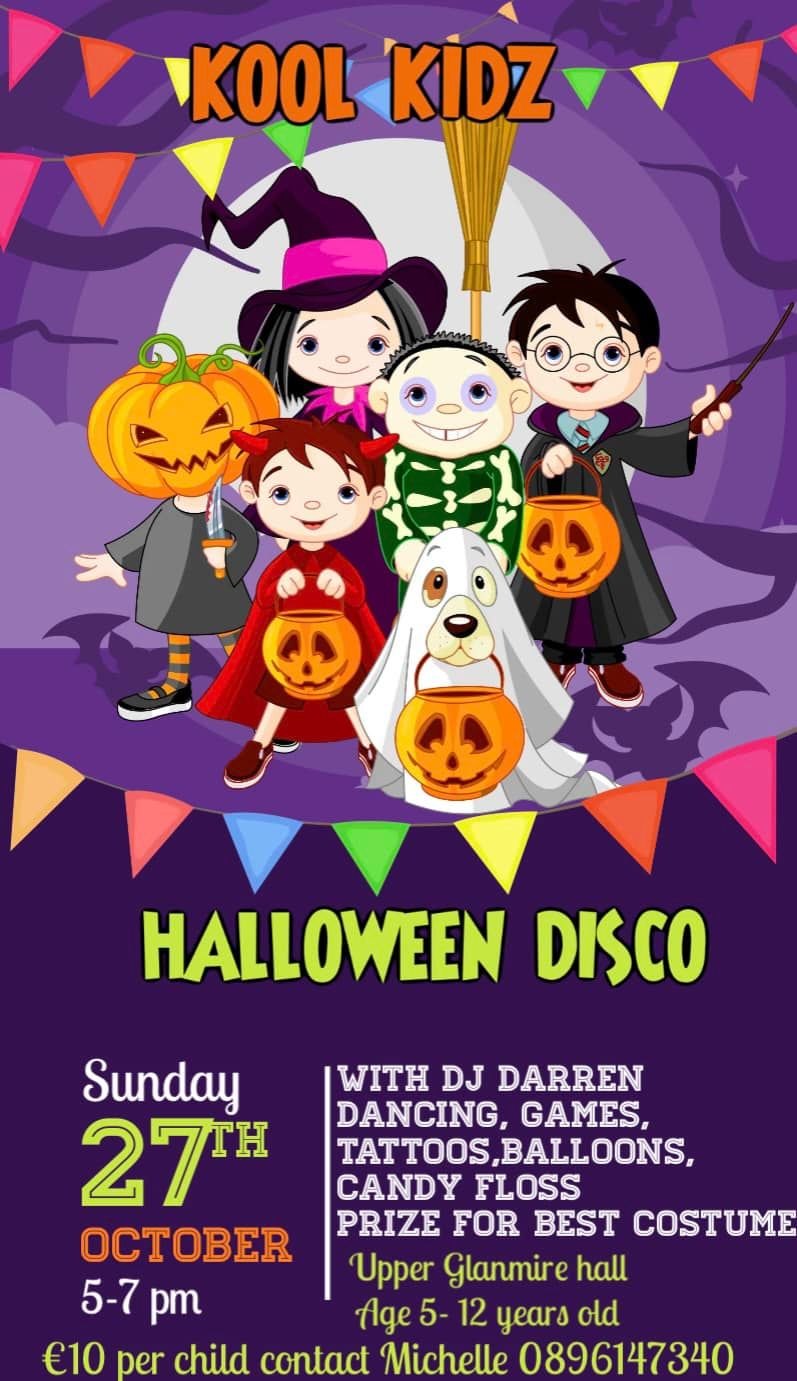 Halloween kids fancy dress disco