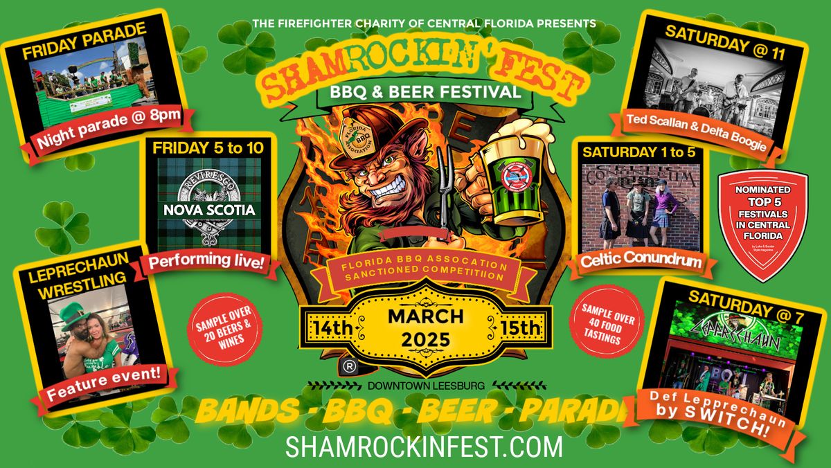 Shamrockin' BBQ & Beer Fest - Friday March 14th & 15th