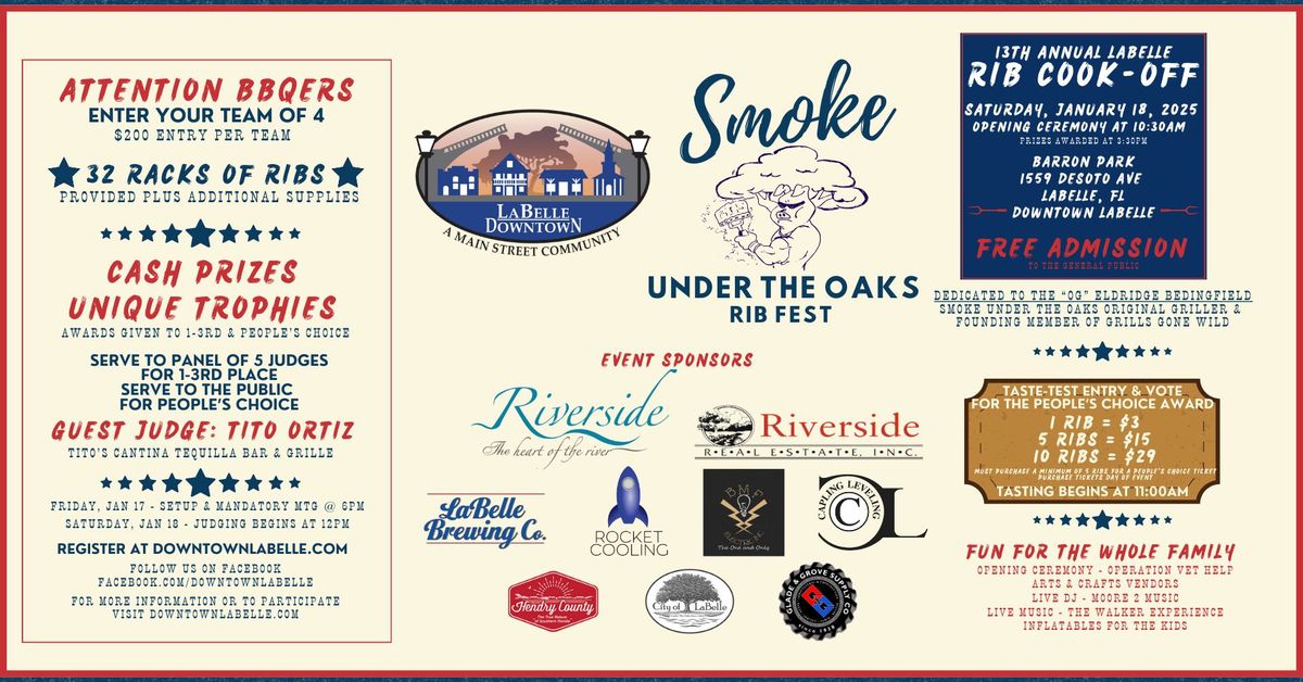 Smoke Under the Oaks Rib Fest 2025