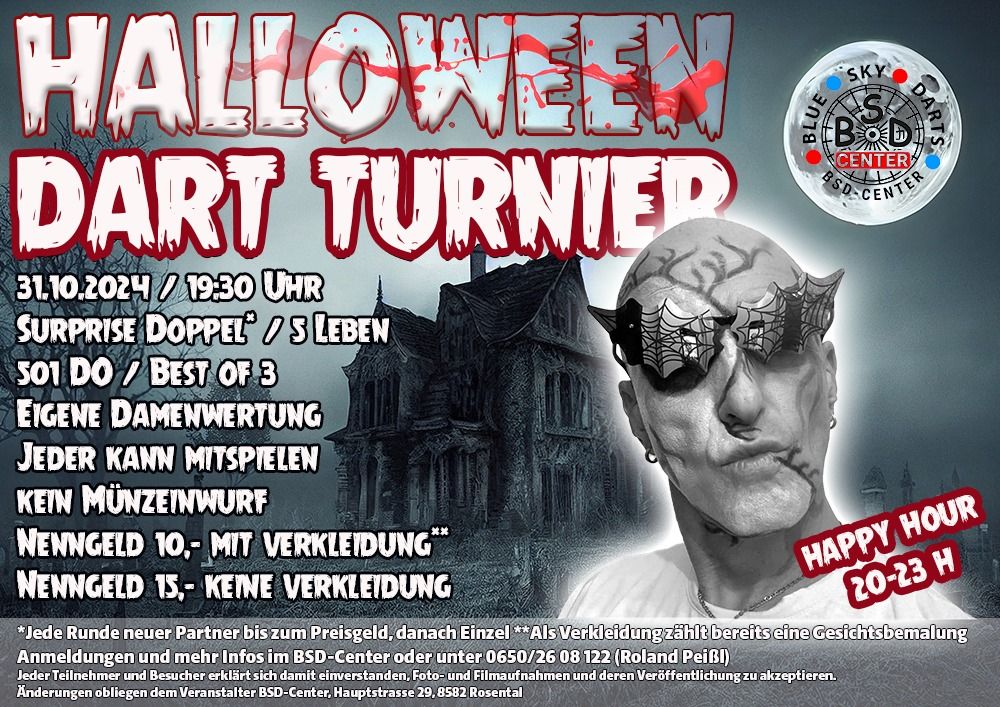 Halloween E-Dart Turnier