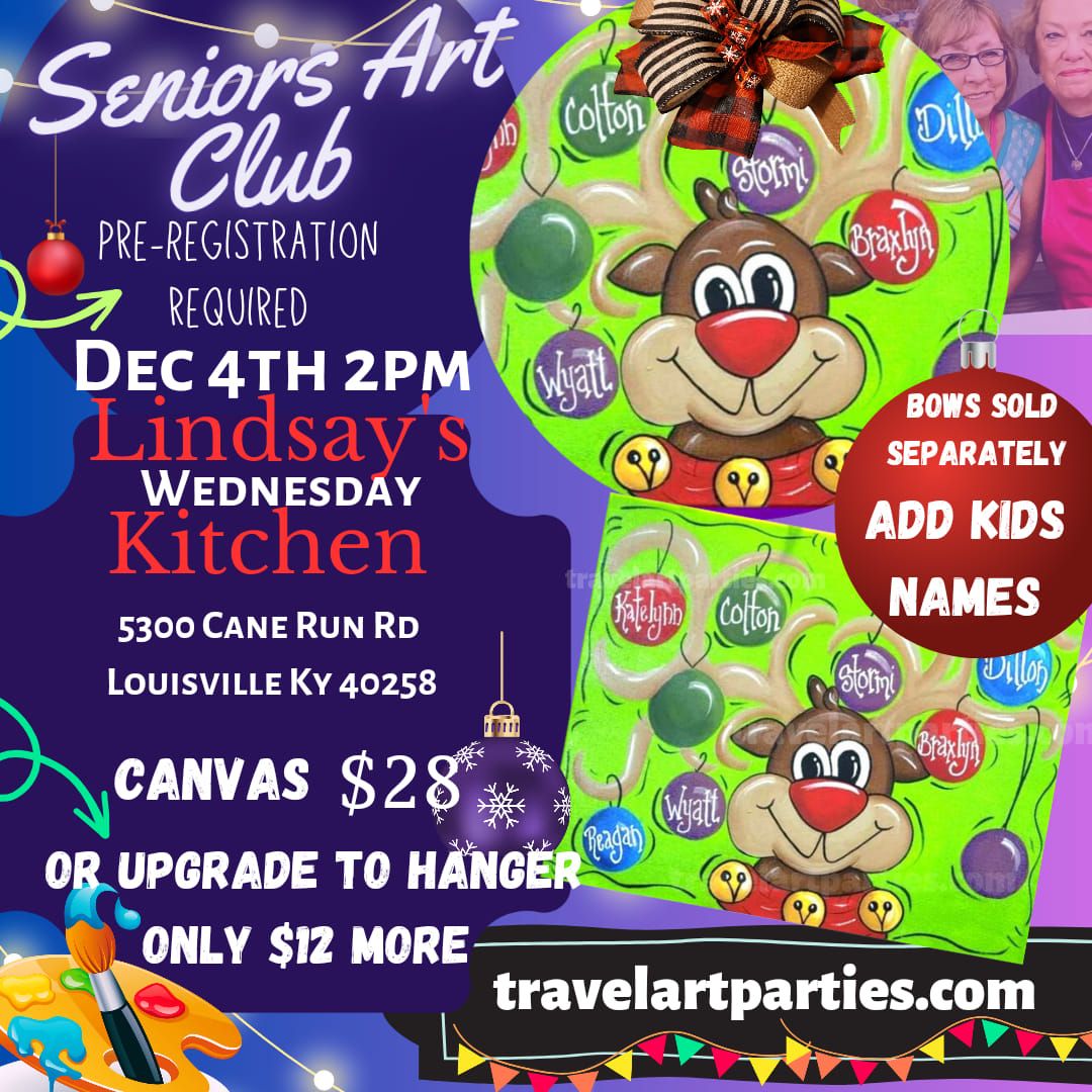 Senior's Art Club at Lindsay's Kitchen 12\/4