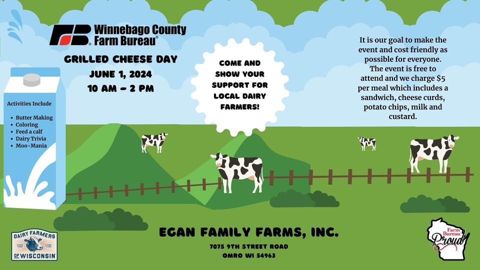Grilled Cheese Day 2024, 7075 9th St Rd, Omro, WI 549639407, United