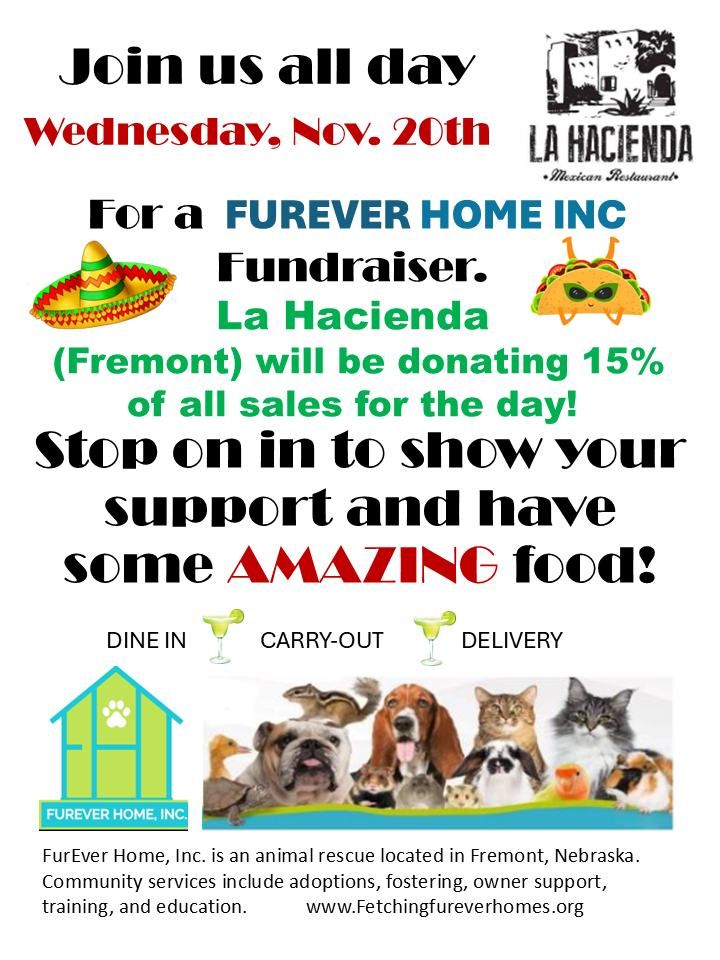 FurEver Home Inc. Fundraiser at La Hacienda Fremont