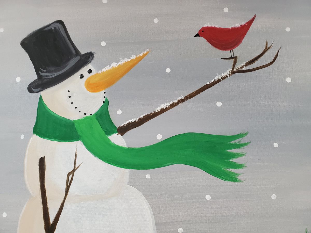 Frosty & Friend 2024 Coffee & Canvas - Sunday,  December 29,  2024, 2 pm