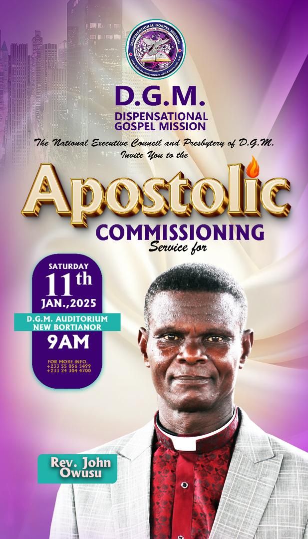 APOSTOLIC COMMISSIONING