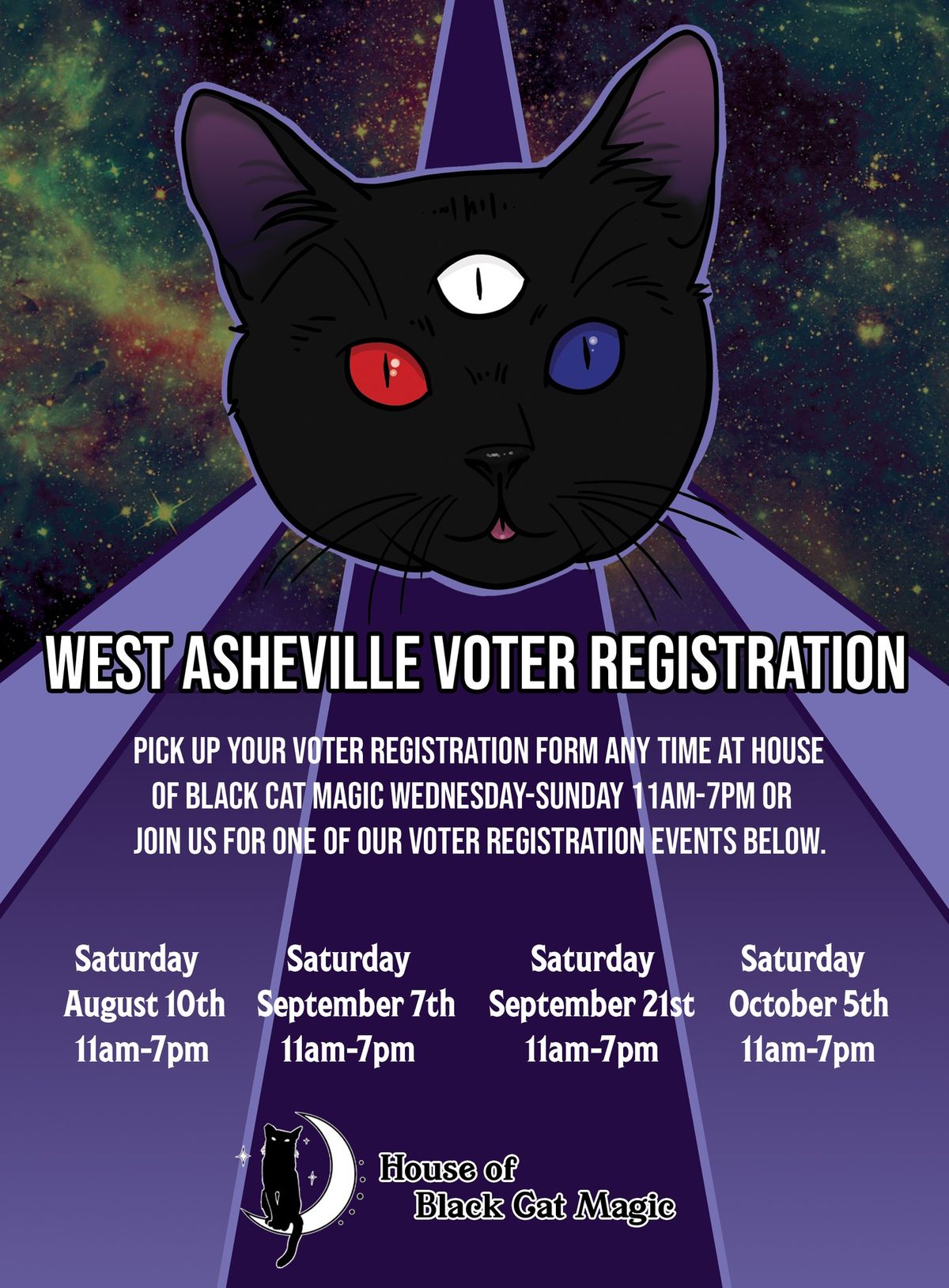 Meowgical Voter Registration Event