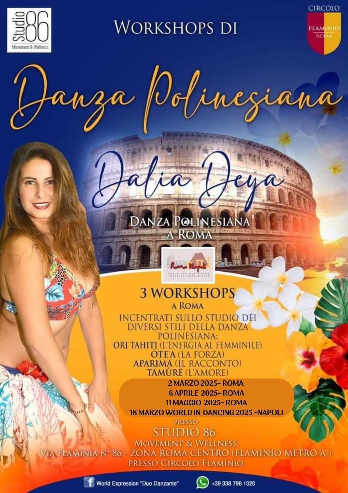 Percorso di Danza Polinesiana a Roma