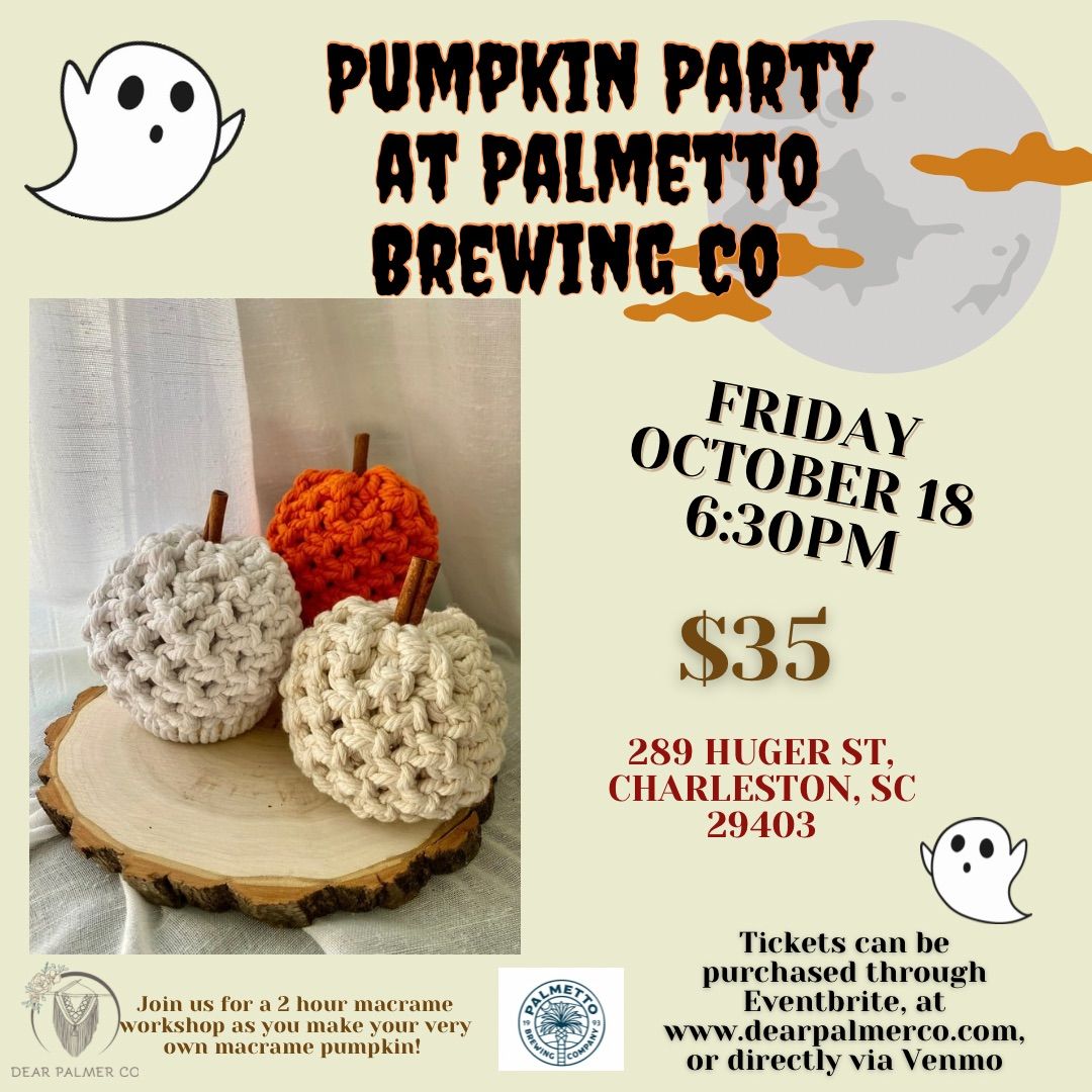 Pumpkin Party at Palmetto Brewing Co