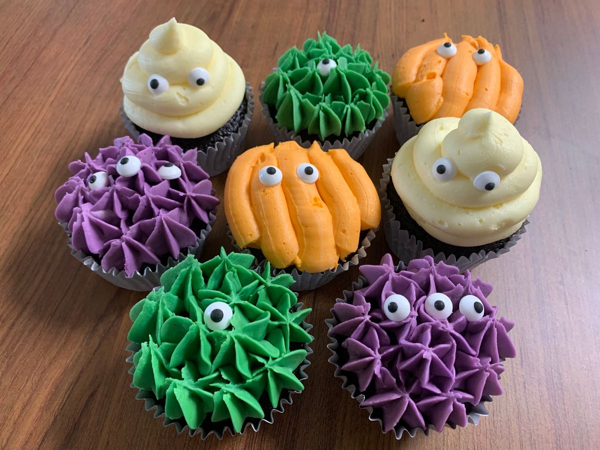 All ages Halloween cupcake class