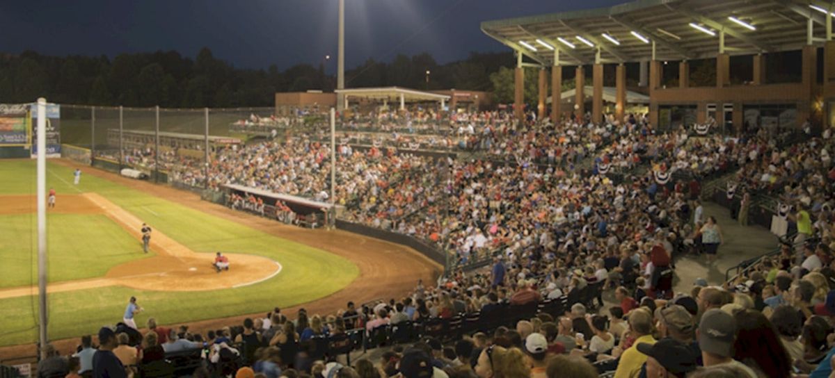 Hickory Crawdads at Lynchburg Hillcats at Bank of the James Stadium