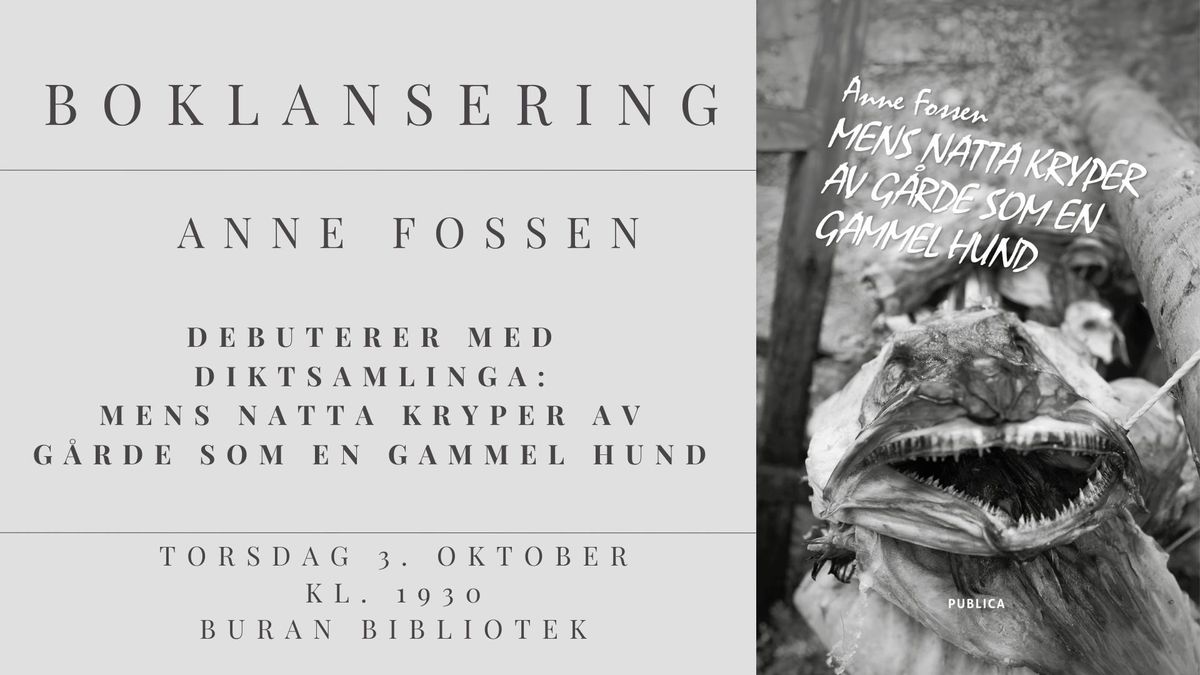 Boklansering: Anne Fossen