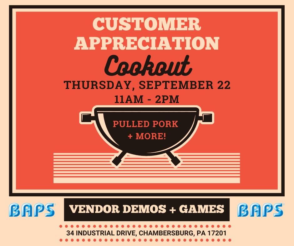 Customer Appreciation Cookout