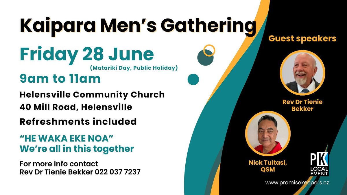 Helensville, Kaipara Men\u2019s PK Event